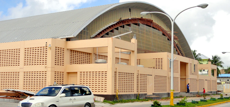 The national gym in Majuro has been dormant for over four years waiting for repair action, which looks to get going next year. US $$ ready for ECC work