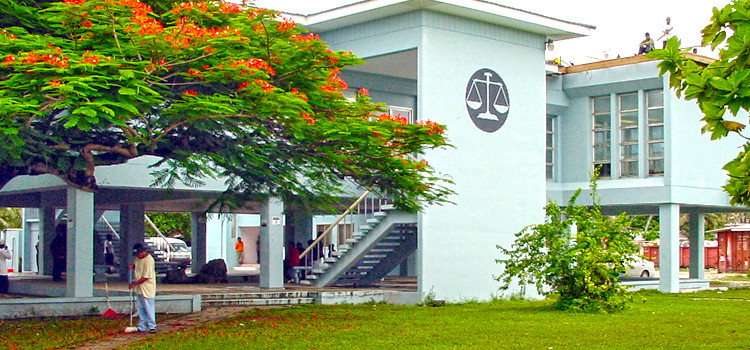 The Majuro courthouse where the Traditional Rights Court is based. TRC busy with cases