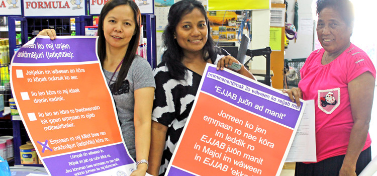 Staff at K&K were happy to receive the Weto in Mour posters. WUTMI spreads the word