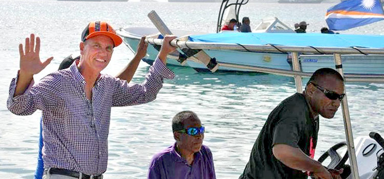 US Ambassador Tom Armbruster’s last day on the job was Wednesday, when he boarded the United flight to head back to the US after nearly four years as head of the US Embassy in Majuro. Outgoing US Ambassador Armbruster
