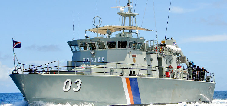 RMI Sea Patrol’s Lomor 03 on the water. It’s arrival to Australia earlier this week was delayed by a government paperwork snafu. It is now scheduled to arrive June 20. Lomor’s Australia arrival delayed