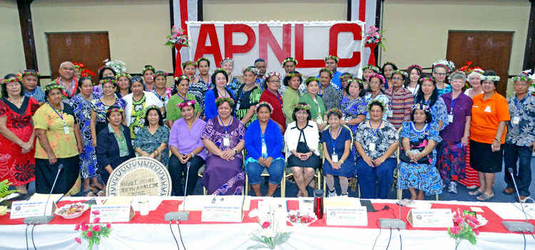 Nurses from US-affiliated Pacific islands joined with RMI President Hilda Heine for a group photo after the opening ceremony Monday morning at the ICC in Majuro. Photo: Isaac Marty. Nursing Leaders descend on Majuro