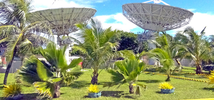 The satellite dishes at the NTA complex in Delap will get heavy use while the fiber optic cable is being repaired at the end of October. Facebook withdrawals approaching