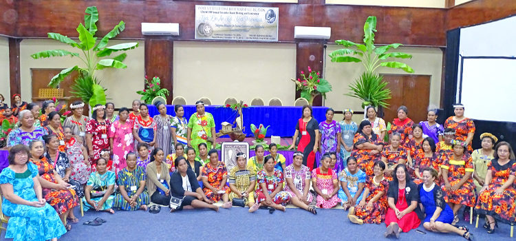 Delegates to this year’s 17th WUTMI conference being held at the ICC this week. Photo: Hilary Hosia. Hilda on violence, jobs for women