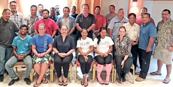Sports federations met last week at the Marshall Islands Resort to elect the new National Olympic Committee executive for the next four years. Photo: Hilary Hosia. Kenneth, Terry get National Olympic Committee nod