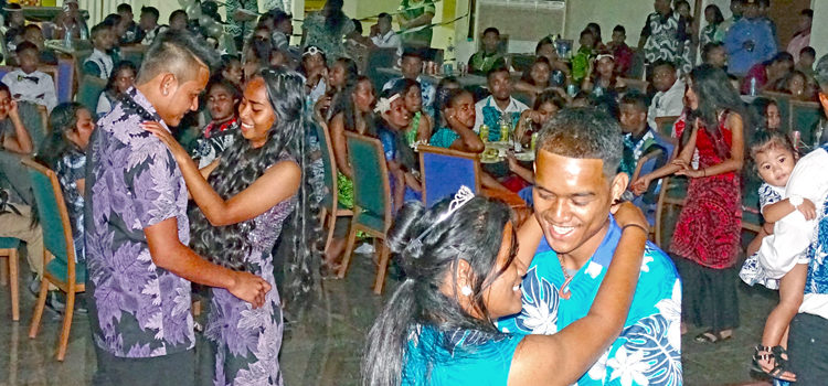 Marshall Islands High School seniors enjoy their prom last Saturday. No staff at MIHS prom