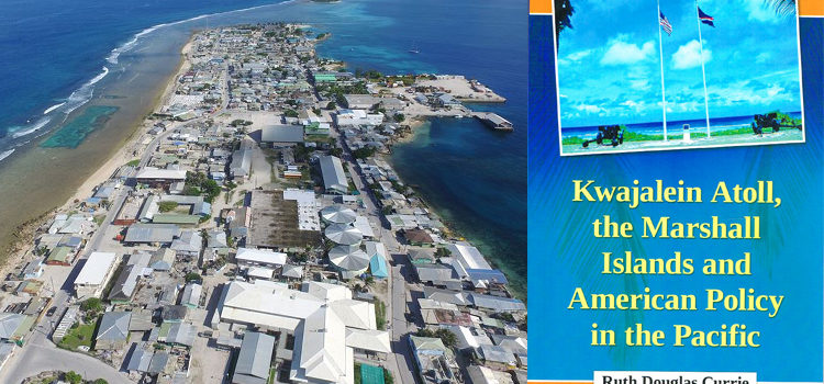 An aerial photo of Ebeye Island, whose evolution from the Navy’s work camp island to major urban center, is discussed in many sections of Currie’s new book, “Kwajalein, the Marshall Islands and American Policy in the Pacific.” Photo: Anjojo Kabua. The 70-year struggle for Kwajalein
