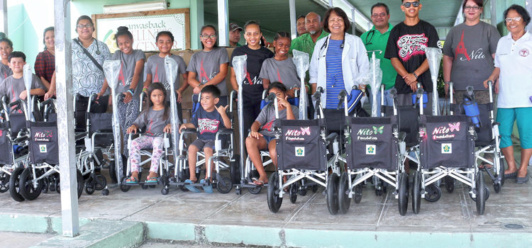 A wheel-ey special donation to remember “Nito” deBrum Kedi, who died from a rare blood disease when she was only 3 years old. Butterfly Foundation donation