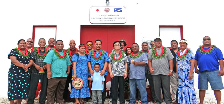 The number of VIPs at the blessing ceremony for MCHS’s new body’s dormitory showed how grand the occasion was. UCC Head Pastor Enja Enos urged the school to “maintain, maintain and maintain” the building, while encouraging students to pursue higher education in order to expand the number of UCC-operated schools in the Marshall Islands. He said there are only three at present: Ebeye Christian Elementary School, Rita Christian School and MCHS. MCHS boys no longer homeless