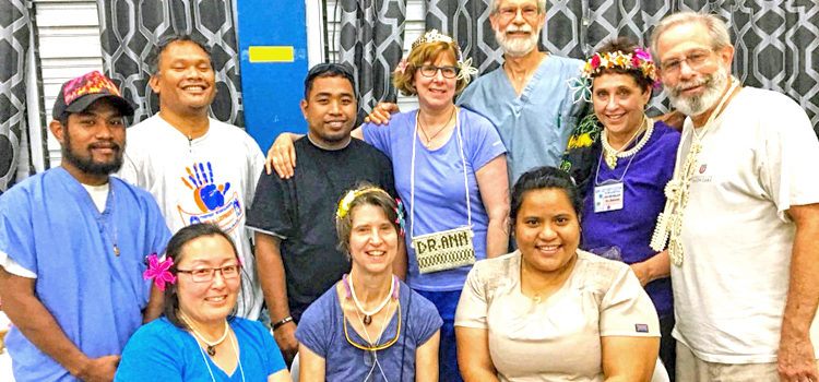 Dozens of Marshallese and American volunteers have joined with Ministry of Health and Human Services staff to support the mass TB/leprosy screening program that started June 12 in Majuro and is ongoing into September. TB screening in high gear
