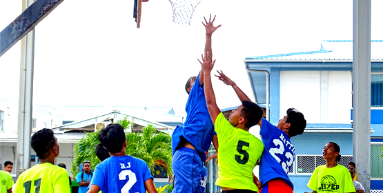 Ferocious action at CMI’s SSG Solomon Sam Sports Court. Brain Gain a blast