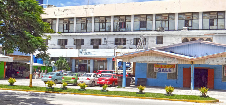 A view of the former Eastern Gateway Hotel across from Nitijela and the RMI capital building in Majuro. Nauru’s Eigigu Corporation is contesting numerous subleases on the property. Photo: Hilary Hosia. Nauru’s lawsuits heading to trial