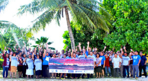 Participants at USP in Long Island for RMI’s inaugural Typhoon Tabletop Exercise spearhead by IOM. Photo: Laura Freeman