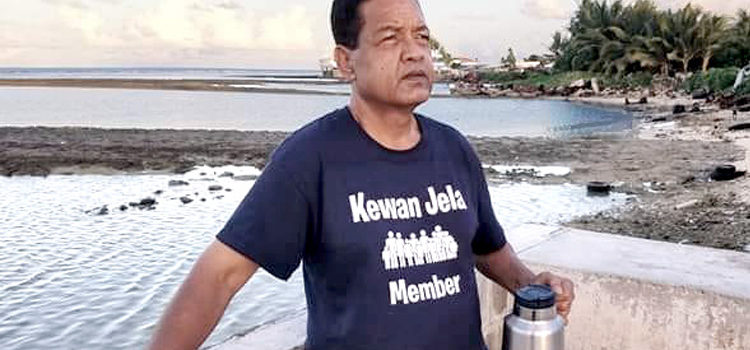 Arthur Kaylor Laukon, who died earlier this week in Honolulu, in a recent photo taken by his “Jenrok Hotspot,” from which he managed Kewan Jela. ‘He was Kewan Jela’