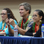 Key players in the Pacific Education Conference opening at the ICC this week. Photo: Hilary Hosia