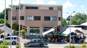 The Ministry of Finance’s new facility, the former Ann’s Palace, which was blessed the week before the November 16 election and will be used by the ministry from the beginning of the New Year. Photo: Hilary Hosia.