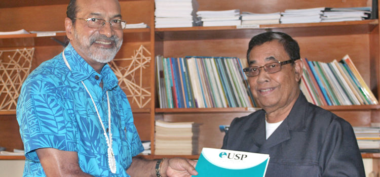 USP Vice Chancellor and President Prof. Rajesh Chandra and RMI Ambassador to Fiji Ruben Zackhras signed off in late May on an agreement that allows work to proceed on developing a new USP Campus in Majuro. RMI’s USP campus moves forward