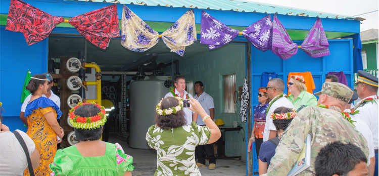 Water flows for Ebeye