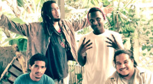 Majuro band Diversity Music won first place in the annual eight-nation PNA Tuna Day music and art contest with their song “Our Waters,” good for a $3,000 prize. Band members, from left: Fuisega Sualau, Chris Uesi, Alex Aruhane and Kris Person.