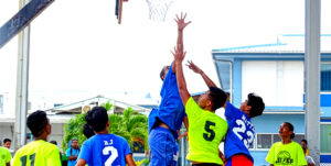 Ferocious action at CMI’s SSG Solomon Sam Sports Court.