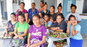 Home alone without the male students: Female CMI dormitory students at the Uliga campus. Photo: Hilary Hosia.