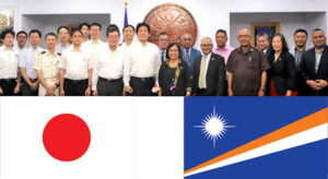 President Hilda Heine joined with Special Advisor to the Prime Minister of Japan Kentaro Sonoura, Japan Ambassador to RMI Norio Saito and delegation for talks in Majuro last week.