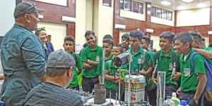 MEC staff clearly connected with this group of Life Skills Academy students. Photo: Kelly Lorennij.