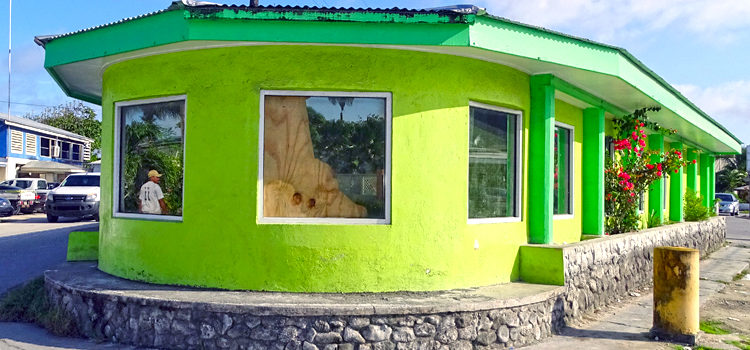 Robbery next to police station