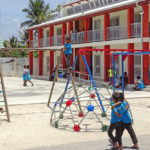 North Delap Elementary School in Majuro, where late last week a student received a gash in his forehead that needed attention at Majuro hospital’s emergency room. Photo: Hilary Hosia.