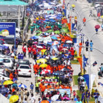 Thousands of people turned out for Constitution Day ceremonies May 1 in Majuro. Photo: Hilary Hosia.