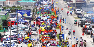 Thousands of people turned out for Constitution Day ceremonies May 1 in Majuro. Photo: Hilary Hosia.