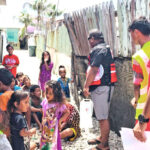 Marshall Islands Red Cross Society volunteers conducted community outreach on Ebeye to aid dengue prevention efforts in the wake of an outbreak of the virus.