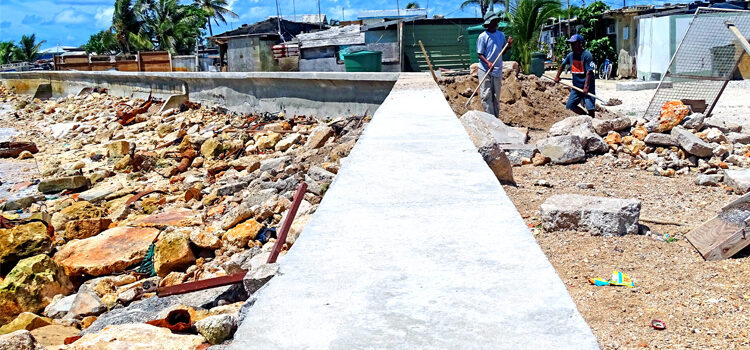 Seawalls going up all over