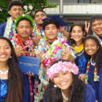 Majuro Baptist Christian Academy graduating seniors gathered with family and friends for their graduation ceremony April 30 at the school in Rita. Photo: Wilmer Joel.