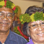 Writer, poet and orator Cent Langidrik with his wife Justina in this Journal file photo from 2010.