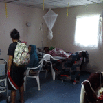 Dengue fever is still a battle here in the Marshall Islands. The Journal visited the dengue ward for children and adults late last week. We were told by one of the nurses that they just discharged two patients and had another one being admitted. While the numbers are still low compared to early in the year, they have gone up this past month. Staff at the dengue ward said they hope dengue is not coming back. Photo: Eve Burns.