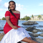 Miss All Micronesia Oronia Kinono will be on hand at the two-day fishing tournament in Majuro September 4-5 to greet anglers on their return to weigh in their catches. Photo: Wilmer Joel.