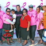 Women fishers turned out in force for the Eighth Annual Breast Cancer Urok Fishing Tournament last weekend that was hosted by the Majuro Urok Club. Photo: Eve Burns.