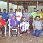 The RMI Office of the Chief Secretary sponsored a series of Covid-19 awareness sessions for local residents late last week in Majuro. They involved government officials showing local residents how to use face masks and to take other Covid-19 prevention actions to be prepared in case the virus spreads to RMI in the future. Photo: Wilmer Joel.