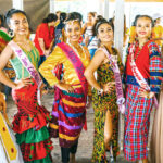 The Filipino Association of the Marshall Islands Miss Teen contestants at the November 21 parade, from left: Alana Hernandez, Jamee Taala, Florence Pesigan, Aliah Villegas, Cassandra Irah Donato and Chelsea Pesigan. Photo: Chewy Lin.