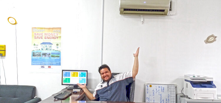 Sun-powered air conditioners