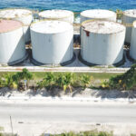 MEC’s aging tank farm in Delap, which will benefit from an ADB-funded renovation and improvement project. Photo: Tyler Milne.