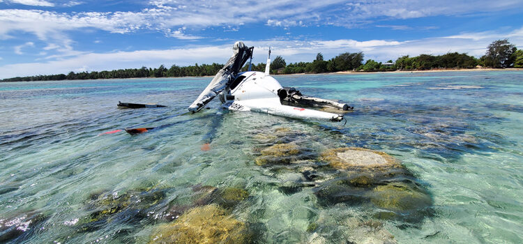 Chopper pilot survives crash