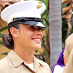 eia Chutaro at her May 6 graduation from basic training at Marine Corps Recruit Dep