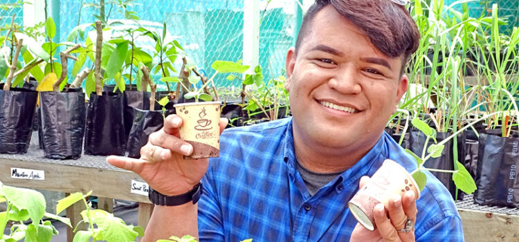 Randon Jack is known to like getting his hands in the dirt. He’s a hands-on gardener, while also a futuristic, forward thinker. Randon: ‘Let’s be climate smart’