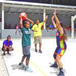 Kwajalein gals light up Laura gym