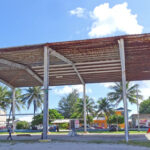 The SSG Solomon Sam Sports Court at the College of the Marshall Islands is closed until further notice because of serious corrosion to the roof structure.