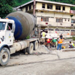 The Chuuk road construction project in the 2009-2013 period was at the time the largest US-funded construction project in the country. PII was terminated by the FSM in 2013 with about 90 percent of the work complete. This file photo from 2011 shows construction work in progress in Chuuk. Photo: Pacific International Inc.