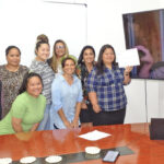 Members of KIO on Majuro attend an online zoom meeting with executives from the California-based Water Charity for a donation hand-over last week. Photo: Eve Burns.