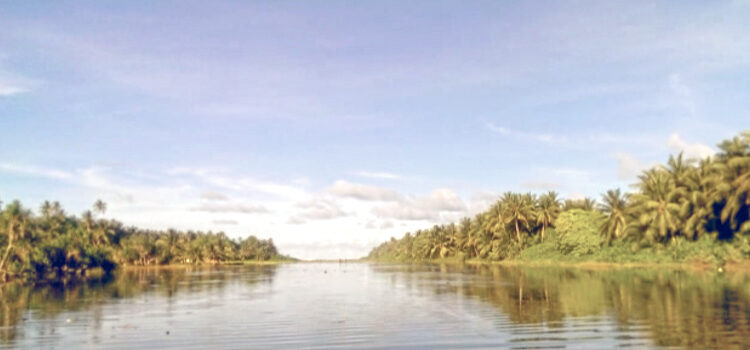 This file photo of the Kili Island runway shows the entire airfield flooded from an ocean inundation event in 2015. Ocean flooding and rain have caused deterioration of the runway over time. DCA closes Kili runway